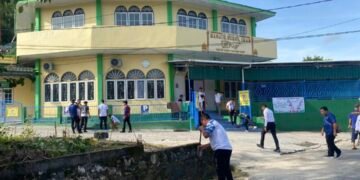 Sambut Ramadan 1447 Hijriah, Lapas Tarakan Turun Bersih-Bersih Masjid di Karang Balik