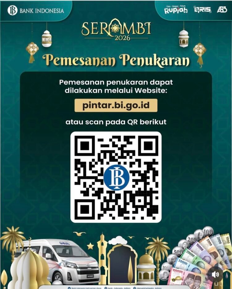 Jelang Ramadan 2026, BI Kaltara Buka Penukaran Uang via PINTAR, Ini Cara dan Langkahnya!