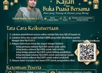 Tak Sampai Sehari Dirilis, Kuota Pendaftar Kajian Hanan Attaki di TACC Langsung Full