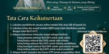 Tak Sampai Sehari Dirilis, Kuota Pendaftar Kajian Hanan Attaki di TACC Langsung Full