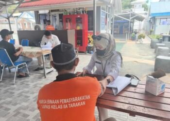 Rehabilitasi Warga Binaan di Lapas Tarakan Berjalan Berkelanjutan, Dukung Program Lapas Bersih Narkoba