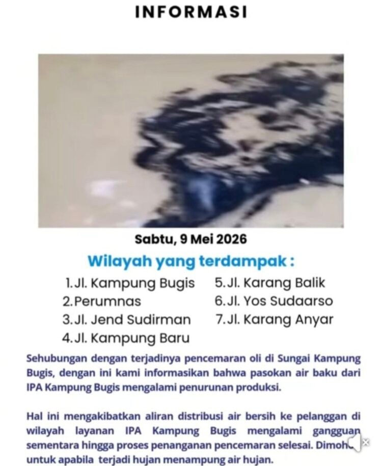 Cegah Oli Masuk Instalasi, PDAM Tarakan Prioritaskan Keamanan Air Pelanggan