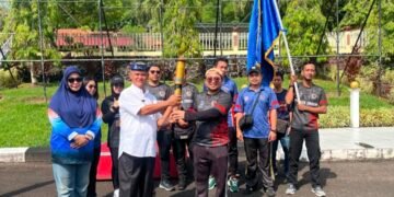 Pemkot Tarakan Full Support Kirab Obor Porwada II Kaltara, Simbol Persatuan Wartawan, Dorong Semangat Sportivitas Insan Pers