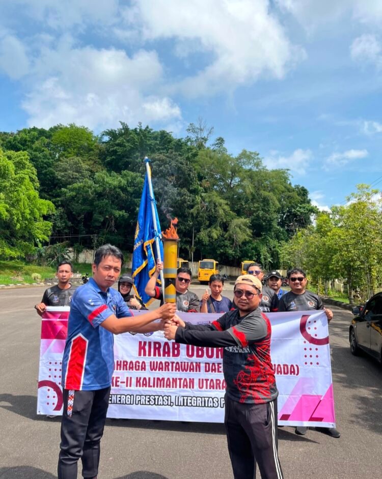 Kirab Obor Porwada II Kaltara Kelilingi Tarakan, Jadi Simbol Semangat, Kontingen Tarakan Targetkan Mengulang Juara Umum