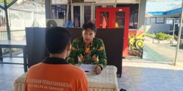 Komitmen Berantas Narkoba, Lapas Bersama BNNP Kaltara Rutin Gelar Rehabilitasi Pemasyarakatan