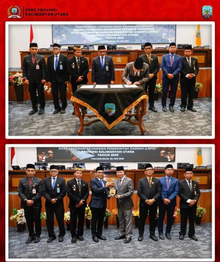 DPRD Kaltara Terima LHP BPK atas LKPD 2025, Pemprov Pertahankan Opini WTP untuk Ke-12 Kalinya