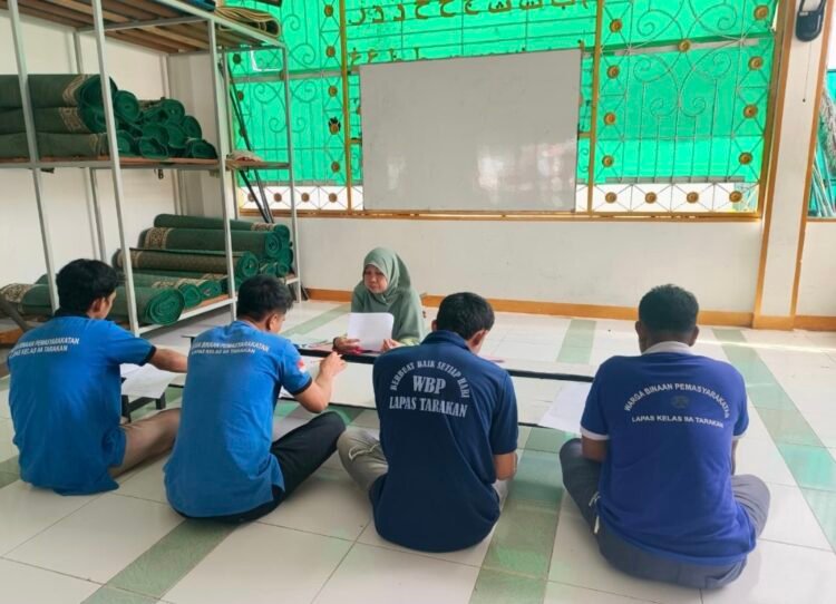 Meski Jalani Hukuman, Puluhan Warga Binaan Lapas Tarakan Tetap Tempuh Pendidikan Formal