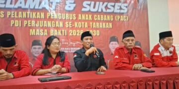 PDIP Lantik Pengurus PAC se-Kota Tarakan Masa Bakti 2025-2030, Didominasi Wajah Baru dan Anak Muda