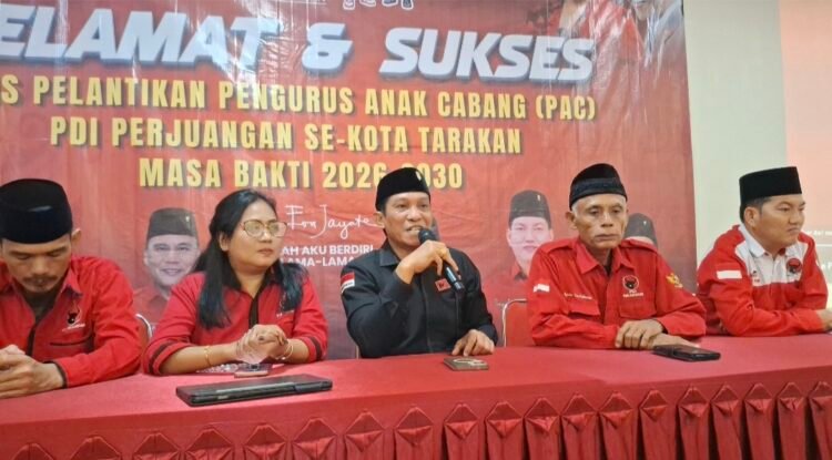 PDIP Lantik Pengurus PAC se-Kota Tarakan Masa Bakti 2025-2030, Didominasi Wajah Baru dan Anak Muda