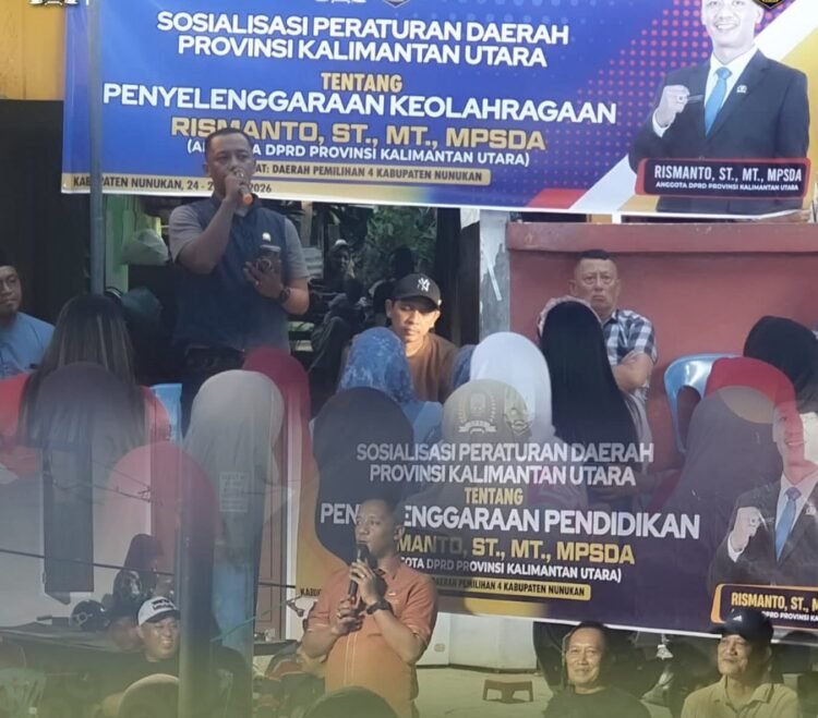 Rismanto Sosialisasikan Dua Perda di Nunukan, Dorong Warga Pahami Aturan hingga Aktif Mengawasi