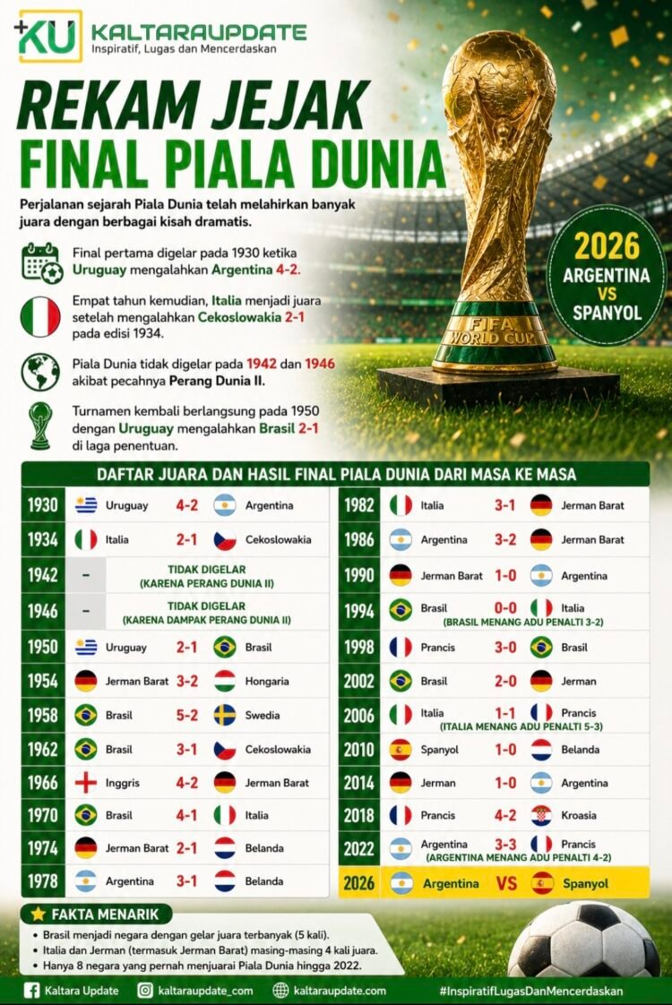 Menuju Final Piala Dunia FIFA 2026, Spanyol Melawan Argentina, Siapa Andalan Kalian?
