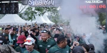 KALTARUN 2026 8,1K Jadi Magnet Komunitas Lari Kaltara, Gubernur Siapkan Begimpor 10K