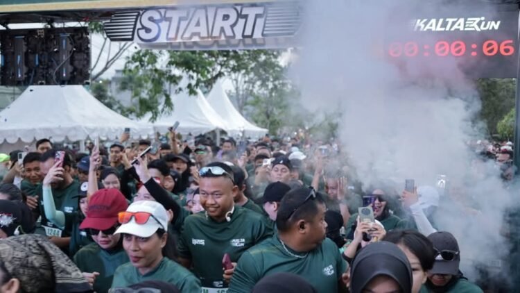 KALTARUN 2026 8,1K Jadi Magnet Komunitas Lari Kaltara, Gubernur Siapkan Begimpor 10K