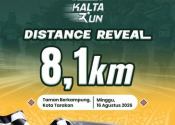 Pendaftaran 8,1KM KALTA RUN 2026 Dibuka Hari Ini Pukul 14.00 WITA, Donasi Rp81.131 via QRIS, Peserta Dapat Jersey hingga Medali Finisher