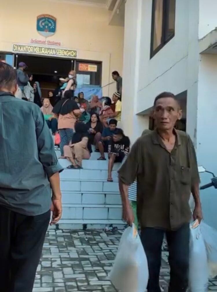 2.389 Warga Sebengkok Tuntas Terima Bantuan Pangan