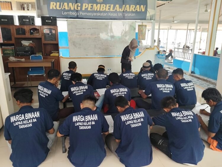 Di Balik Tembok Lapas Tarakan, Warga Binaan Tetap Kejar Ijazah Lewat Paket A, B dan C